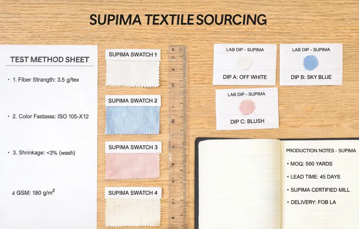 Supima Industry Grid workspace